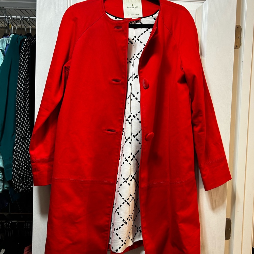Kate Spade Red Coat